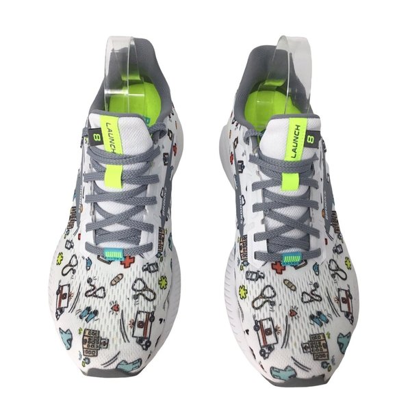 Brooks Launch 8 Sneakers Running Shoes Nurse EMS Medical Women's Size 9 DNA - Picture 2 of 12